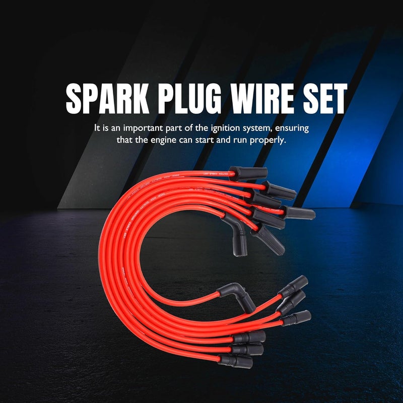 OXCANO Spark Plug Wires Silicone 8MM Compatible with Chevrolet Silverado 1500 1999-2007 4.3L V6-262CI, GMC Sierra 1500 1999-2007 4.3L V6-262 - Image 5